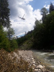 Helikopterfällung, Leitungs- und Trassenfreischnitt, Stehendbaumabtrag