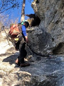 Felsräumen, Felsräumarbeiten, Klettersteig, Rodung, roden