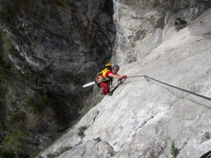 Felsräumen, Felsräumarbeiten, Klettersteig, Rodung, roden