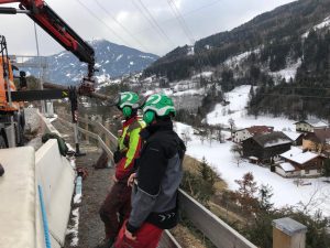 Holzschlägerung, Holzfällen, Holzbringung, Tirol, Grins, Landeck, Kranfällung, Kran, LKW