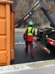 Holzschlägerung, Holzfällen, Holzbringung, Tirol, Grins, Landeck, Kranfällung, Kran, LKW